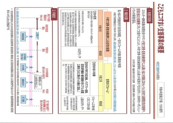 【函館・北斗・七飯の住宅会社】住宅補助金　こどもエコすまい支援事業　について